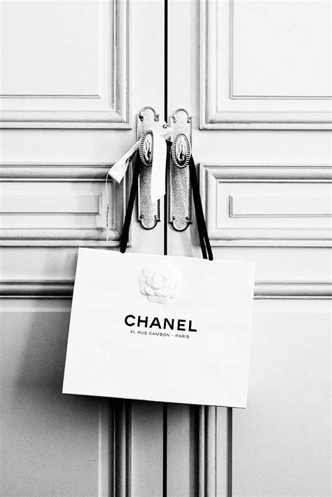 aesthetic chanel black and white|aesthetic Chanel background.